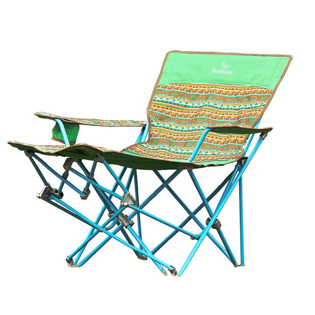 Ultralight Portable Folding Chair for Outdoor Camping, Beach, Picnic & Fishing - Heavy Duty High Load Capacity Travel Chair with Superhard Frame (Green) - Perfect for Backpacking, Tailgating and Outdoor Adventures