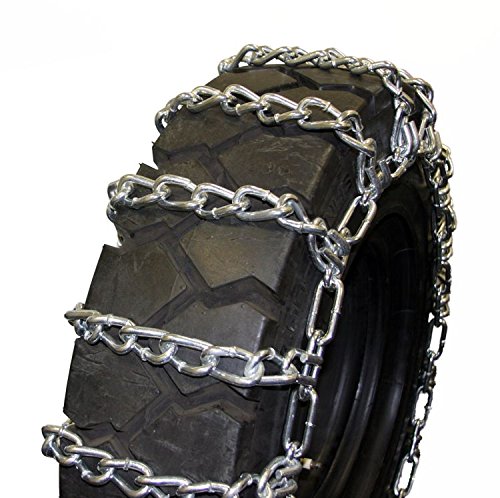 8mm Round Twist Skid Steer Tire Chains with 4-Link Spacing (Set of 1500) - Heavy Duty Traction for Snow, Ice & Mud - Perfect for Tractors, Loaders & Off-Road Equipment