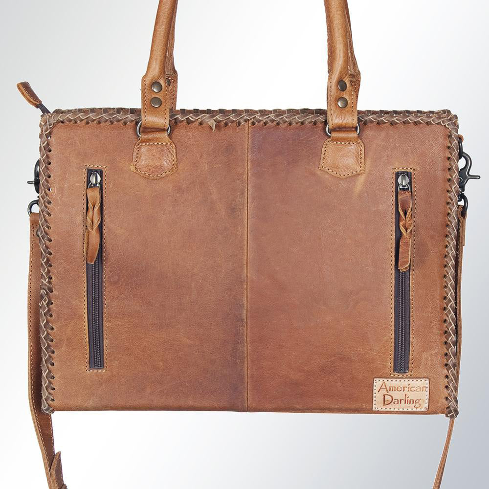 American Darling Conceal Carry Hide Leather Tote Bag - Stylish & Functional Concealed Carry Purse for Women | Perfect for Everyday Use, Travel & Shopping