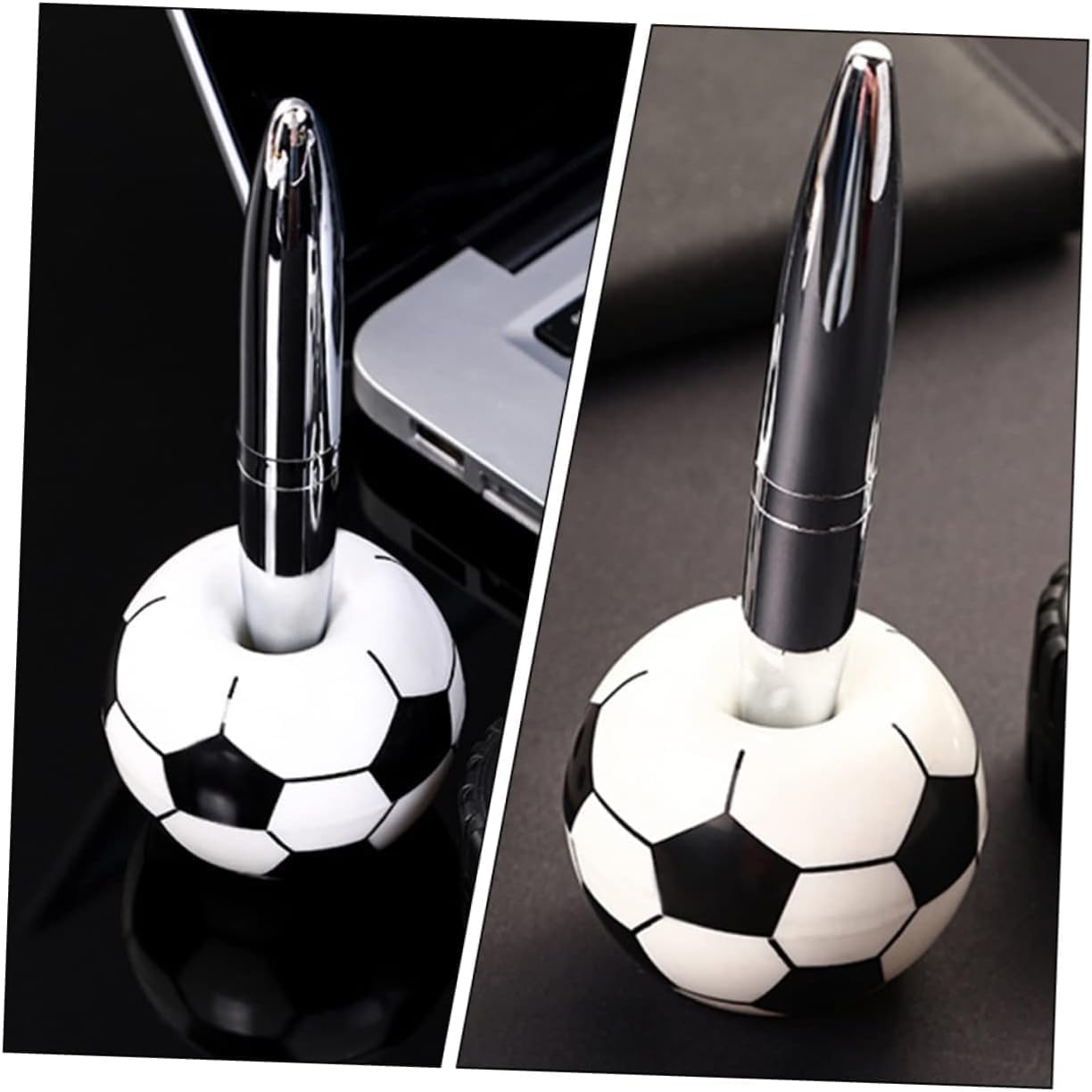 Premium Metal Gel Ink Pens - Quick-Drying Ballpoint Rollerball Pens for School, Office & Business Use - Smooth Writing Suspended Table Design - Perfect for Note Taking, Journaling & Professional Documents
