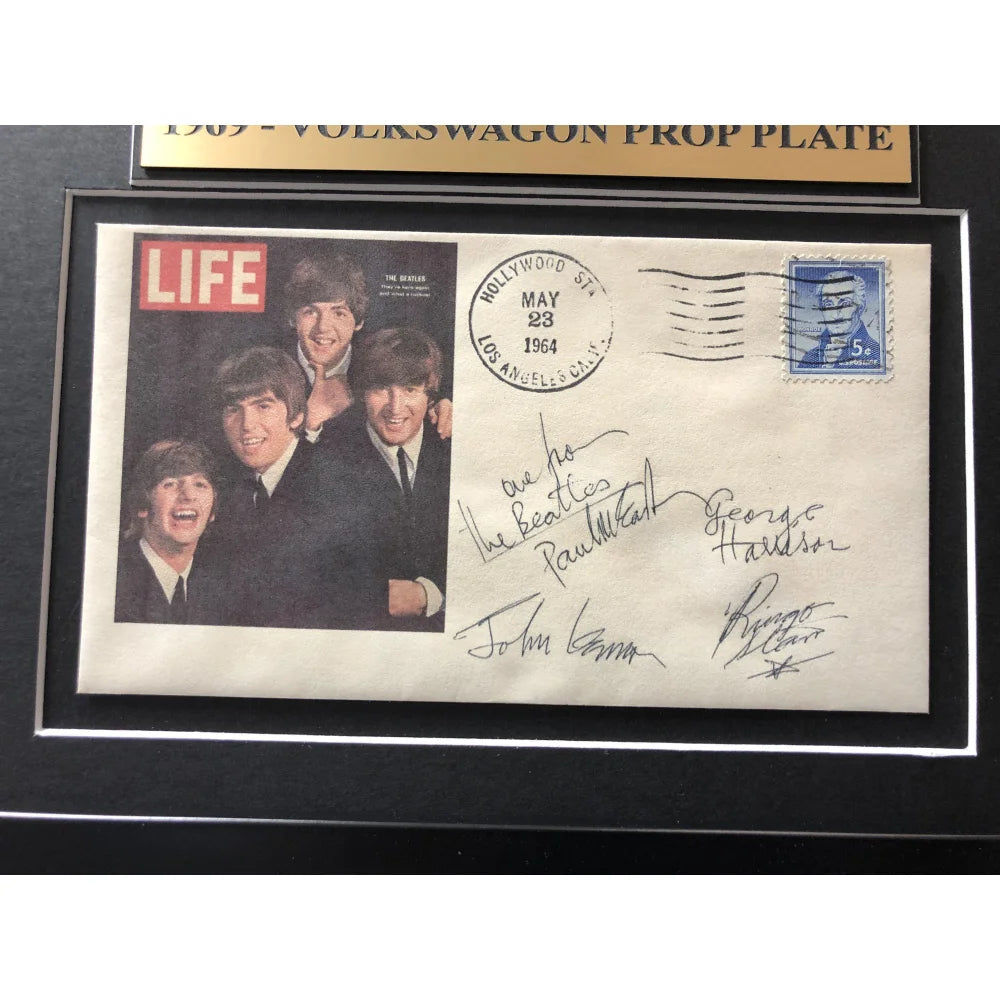 The Beatles Abbey Road Album Cover Car License Plate Frame - Vintage Collage Decor for Music Lovers & Beatles Fans - Perfect for Cars, Bedrooms, or Music Themed Gifts