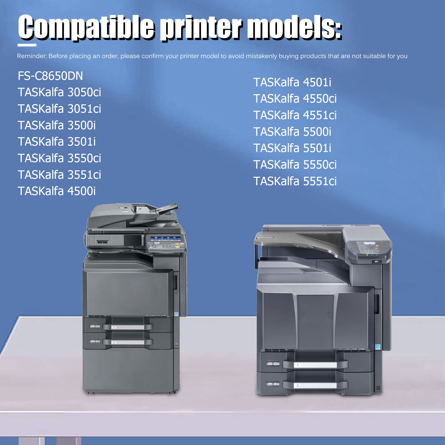 SAOUOTONER WT-860 Waste Toner Box Replacement for Kyocera Printers - Office & Home Use