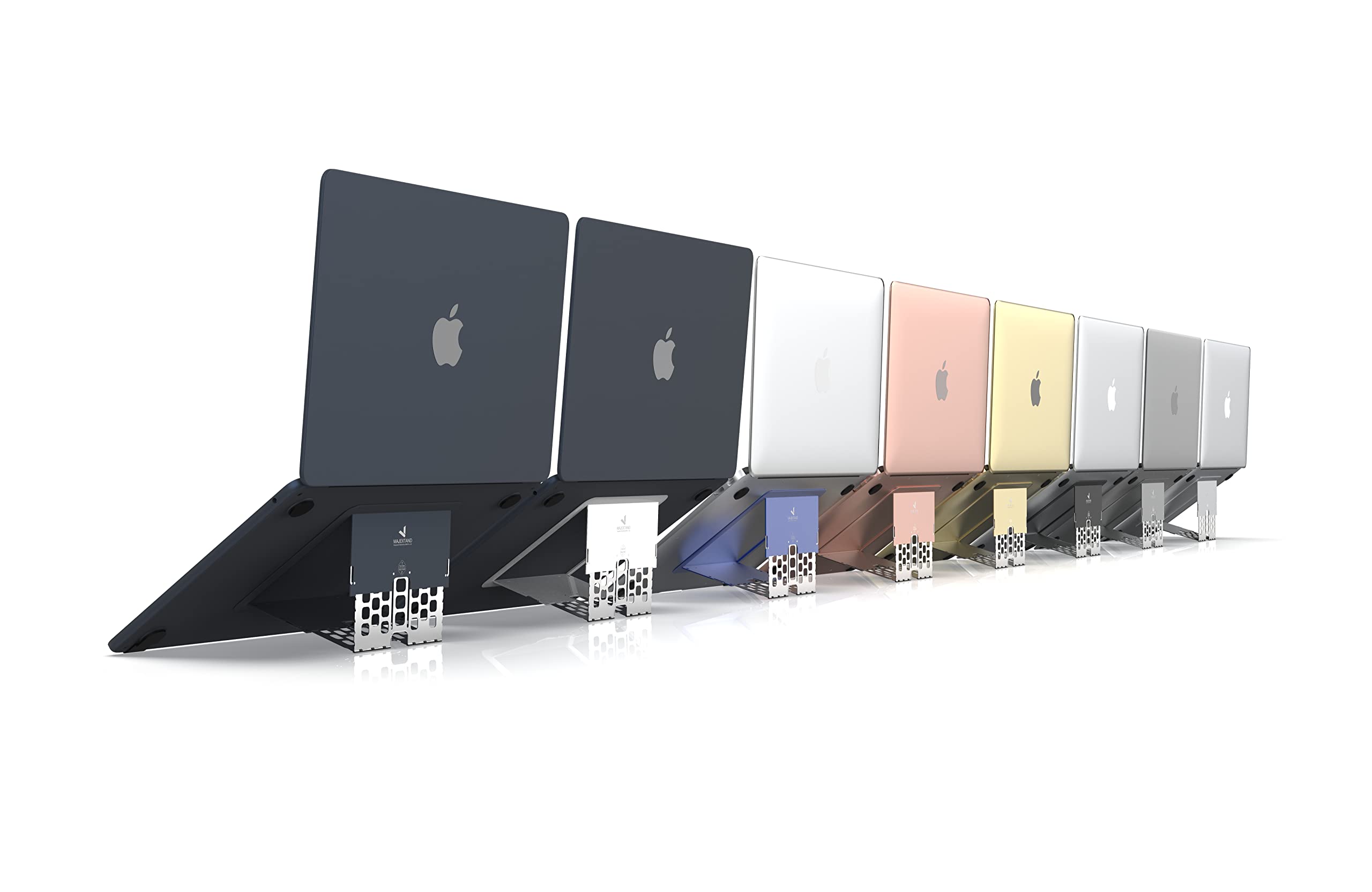 Ultra Slim MacBook Stand - Portable Laptop Riser with Ergonomic Design & Ventilation - 6 Adjustable Heights (2.1