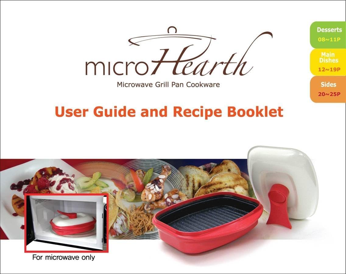 Non-Stick Microwave Grill Pan for Healthy Cooking - Red - Perfect for Grilling Chicken, Fish & Vegetables in Microwave