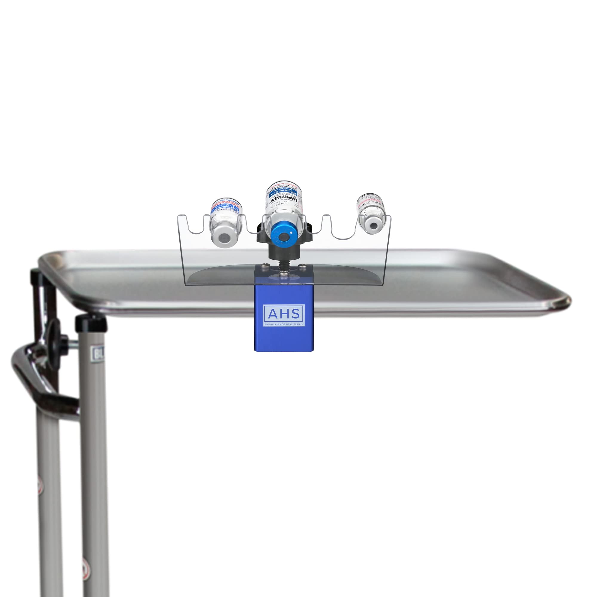 AHS American Hospital Supply Medicine Vial Holder - Hands-Free Mayo Stand Vial Organizer for Nurses & Doctors | Medical Lab, Pharmacy & Clinical Use