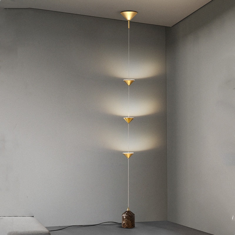 Adjustable LED Floor Lamp for Bedroom - Dimmable Standing Light with Remote Control, Perfect for Reading, Relaxing & Nightstand Lighting