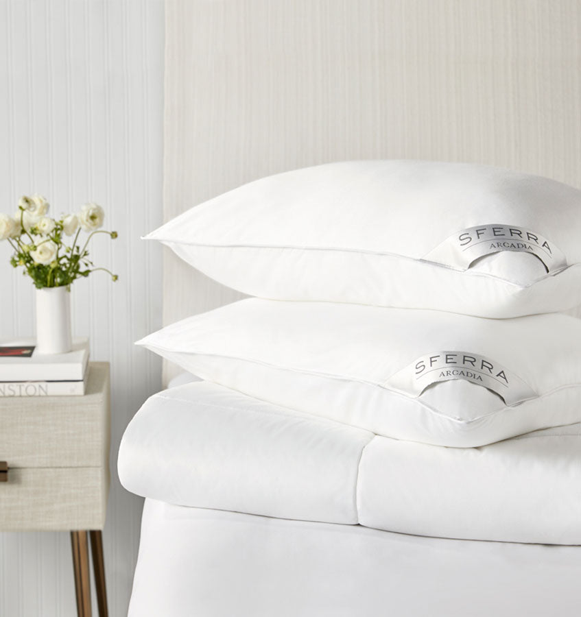 Arcadia Pillow - Ultra Soft Memory Foam Pillow for Neck Pain Relief & Side Sleepers - Perfect for Home, Office & Travel Use