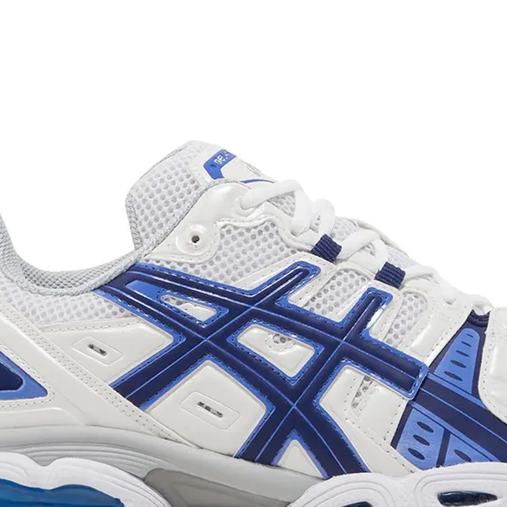 ASICS Gel Nimbus 9 Running Shoes for Men & Women - White Indigo Blue (2023) | Lightweight Cushioned Sneakers for Jogging, Gym Workouts & Daily Walking