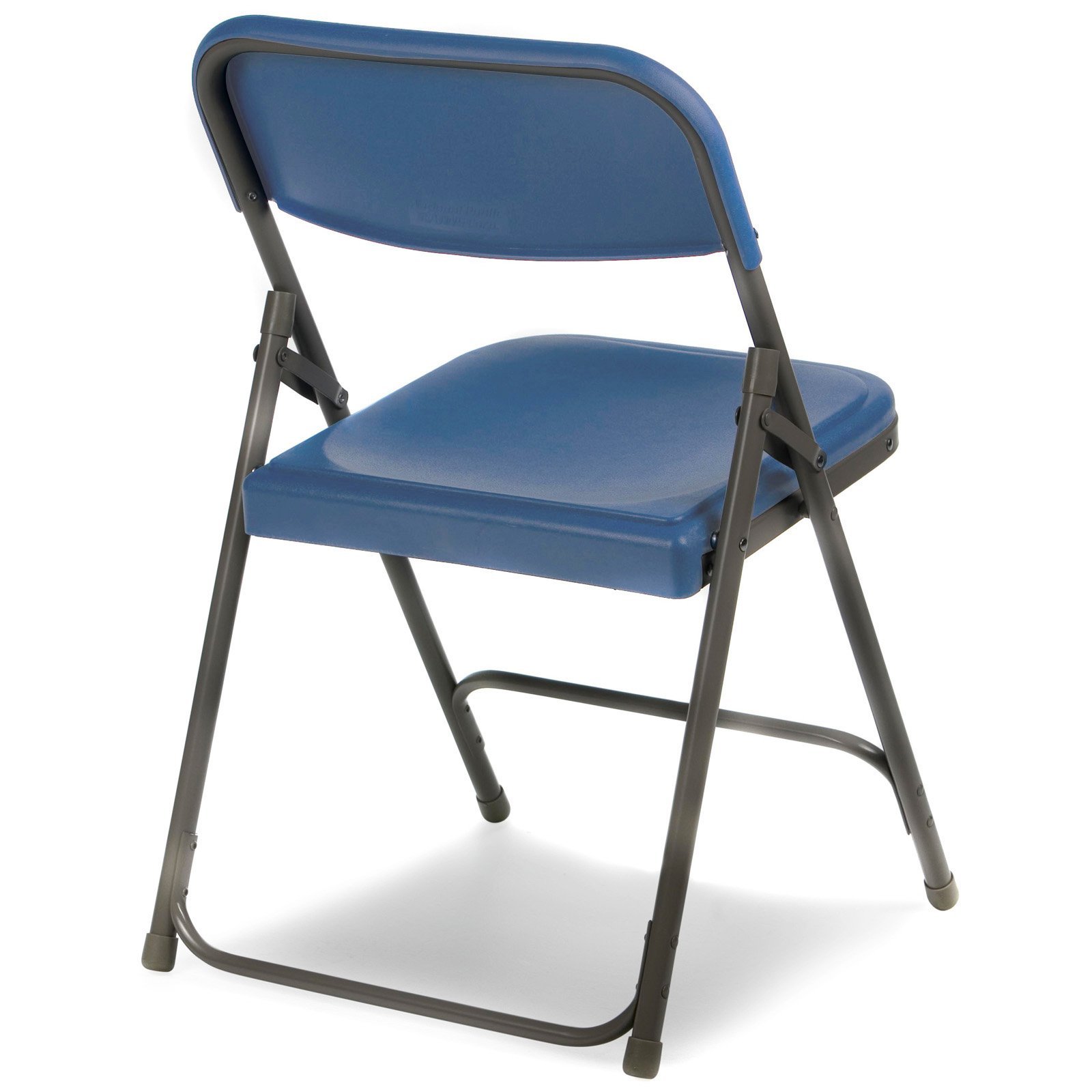 Premium Lightweight Plastic Folding Chairs - Blue (4 Pack) for Home, Office, Events & Outdoor Use - Comfortable & Space-Saving Seating Solution