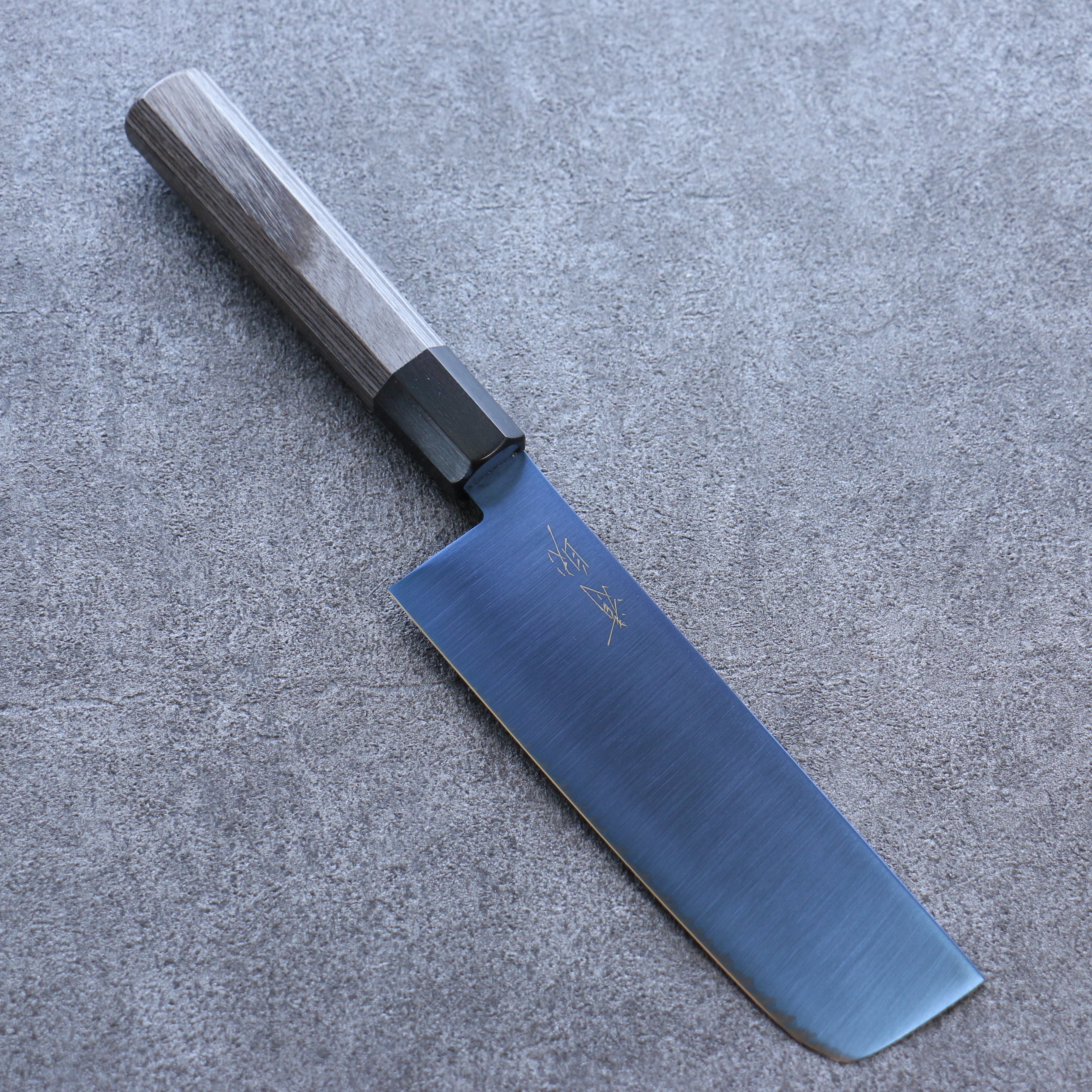 Premium Seisuke SK 85 Nakiri Knife 160mm - Japanese Stainless Steel Blade with Ion Plating & Gray Pakka Wood Handle - Perfect for Sushi, Vegetables & Asian Cuisine Prep
