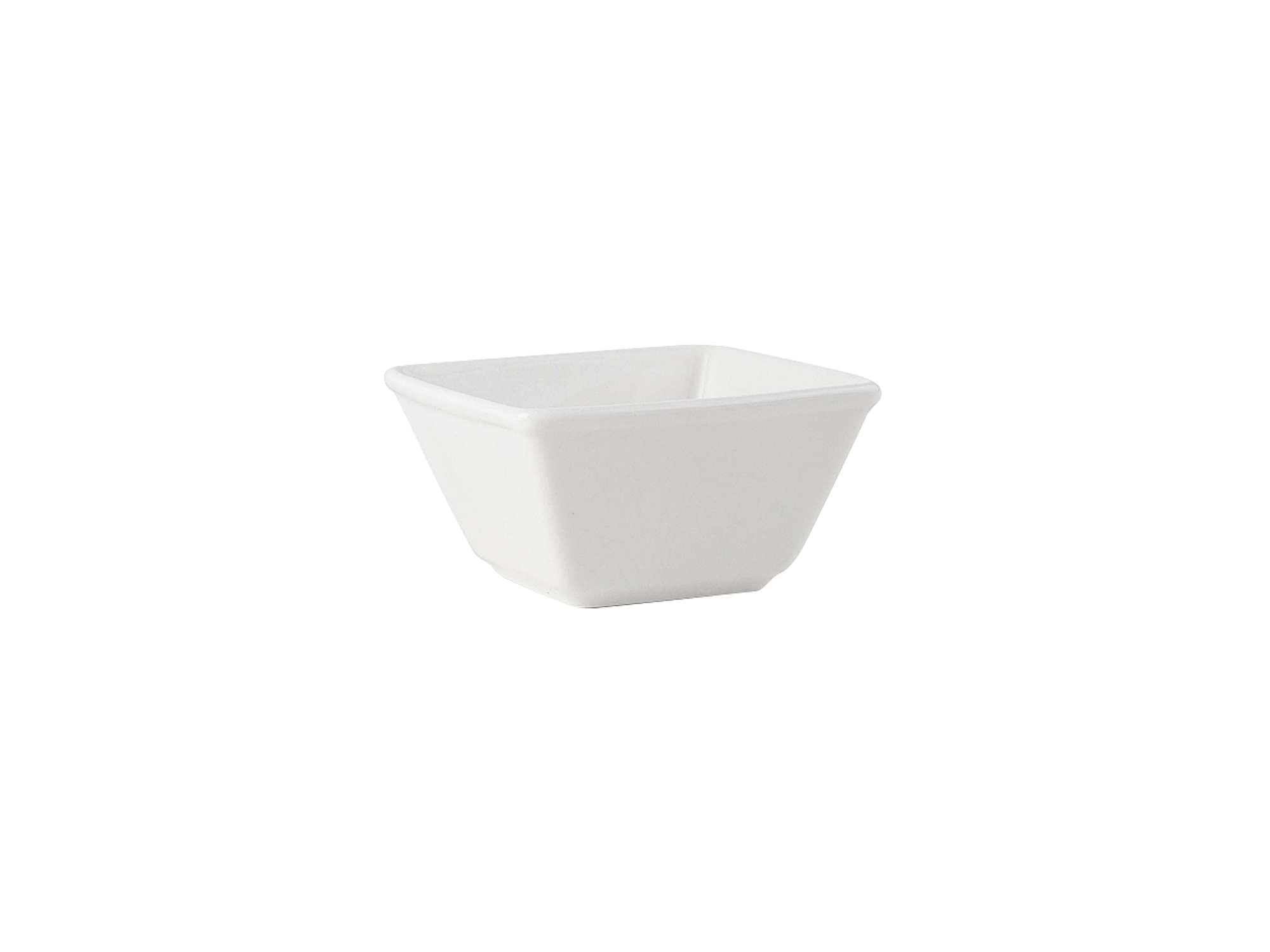 Tuxton Napa Pearl White 8-Oz Square Bowls (Set of 24) - Scratch & Chip Resistant, Lead-Free, Cadmium-Free, Dishwasher/Microwave/Oven Safe - Perfect for Restaurants, Catering & Home Dining