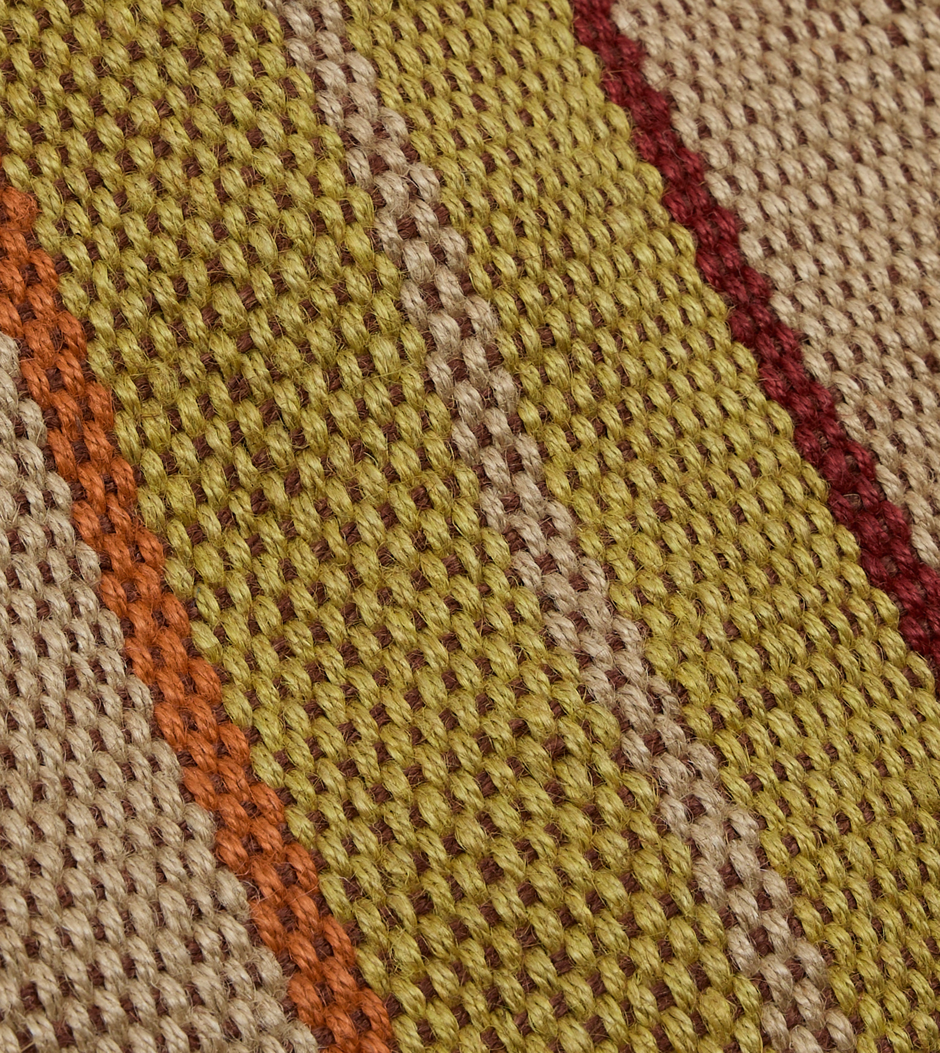 Extra Large Jute Poresh Tote Bag - Red, Orange & Yellow | Eco-Friendly Handmade Maison Bengal Tote | Perfect for Beach, Shopping & Daily Use