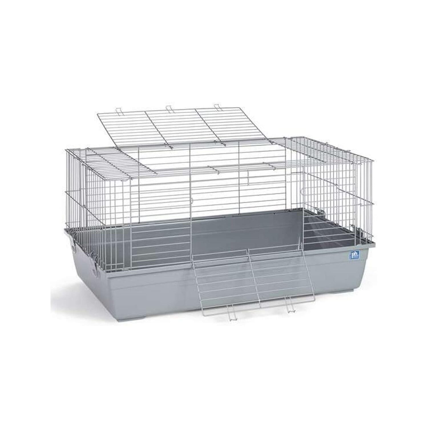 Prevue Pet Products Medium Rectangular Small Animal Tubby with Gray Base - Hamster Cage Accessory for Gerbils, Mice & Rodents - Perfect for Playtime & Feeding in Small Pet Habitats