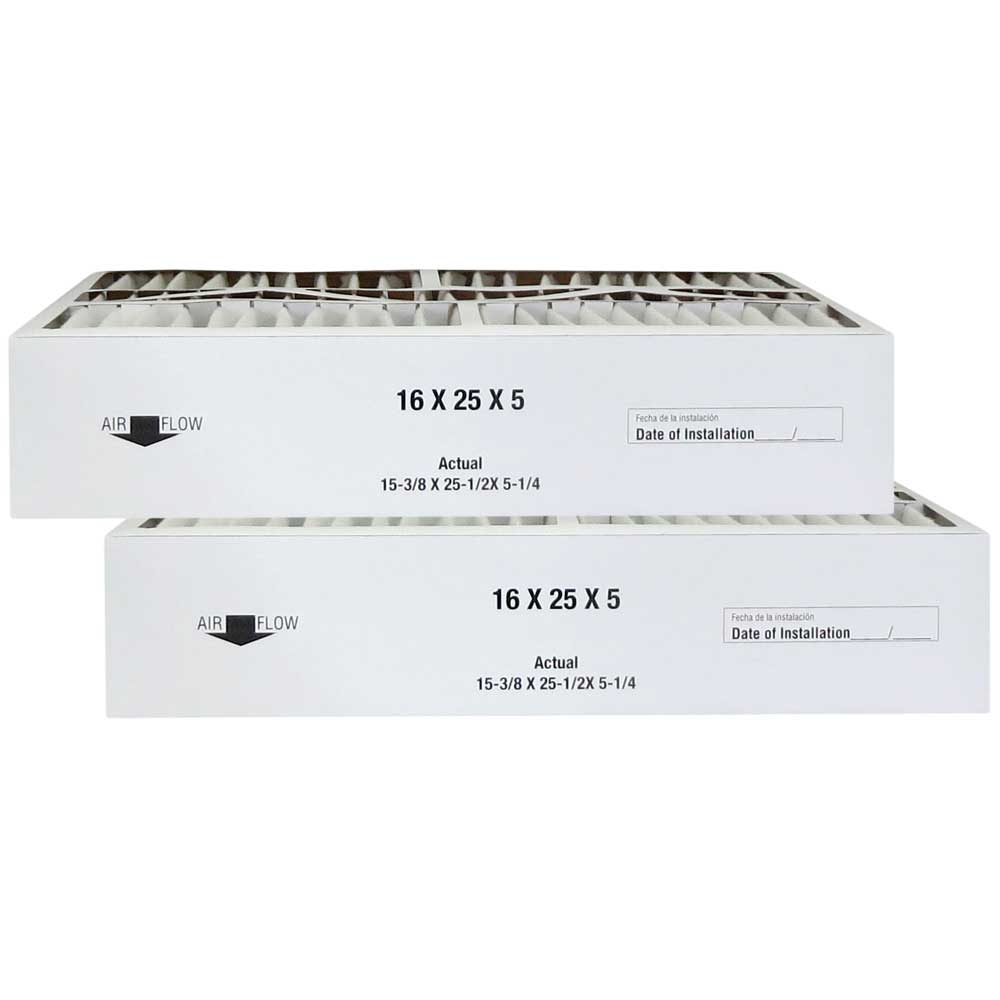 Atomic FILBBCAR0016 16x25x5 MERV 8 Bryant Replacement Furnace Air Filters - 2 Pack - Perfect for Home HVAC Systems & Allergies Relief