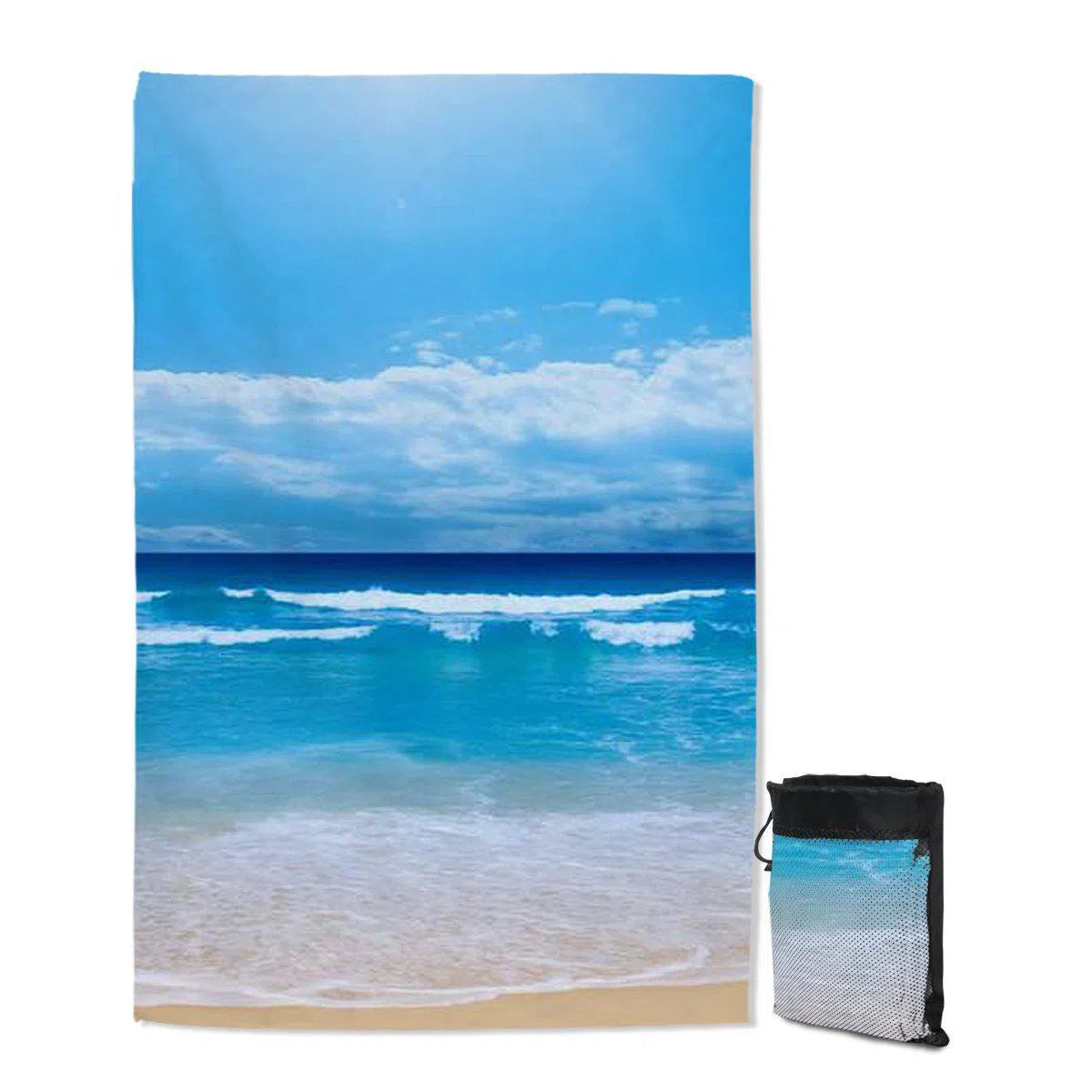 Sand Free Beach Towel - Quick Dry, Super Absorbent & Sand Resistant - Perfect for Beach, Pool, and Travel