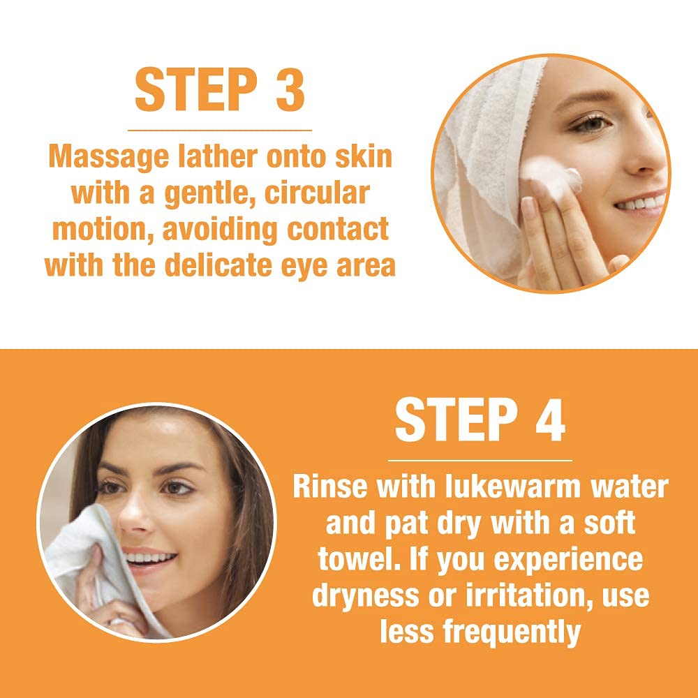 Econature Enzyme Face Wash for Women & Men - Gentle Foaming Exfoliating Cleanser with Kumkumadi - 330ml Moisturizing Face Wash for Radiant Glowing Skin | Perfect for Daily Skincare Routine & Travel