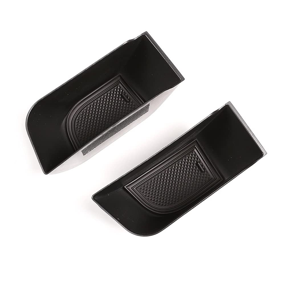 Land Rover Defender 110 2020-2022 ABS Black Car Door Storage Box & Glove Armrest Organizer - Perfect for Phone, Keys & Small Accessories - Durable Car Interior Upgrade for Off-Road Adventures & Daily Commutes