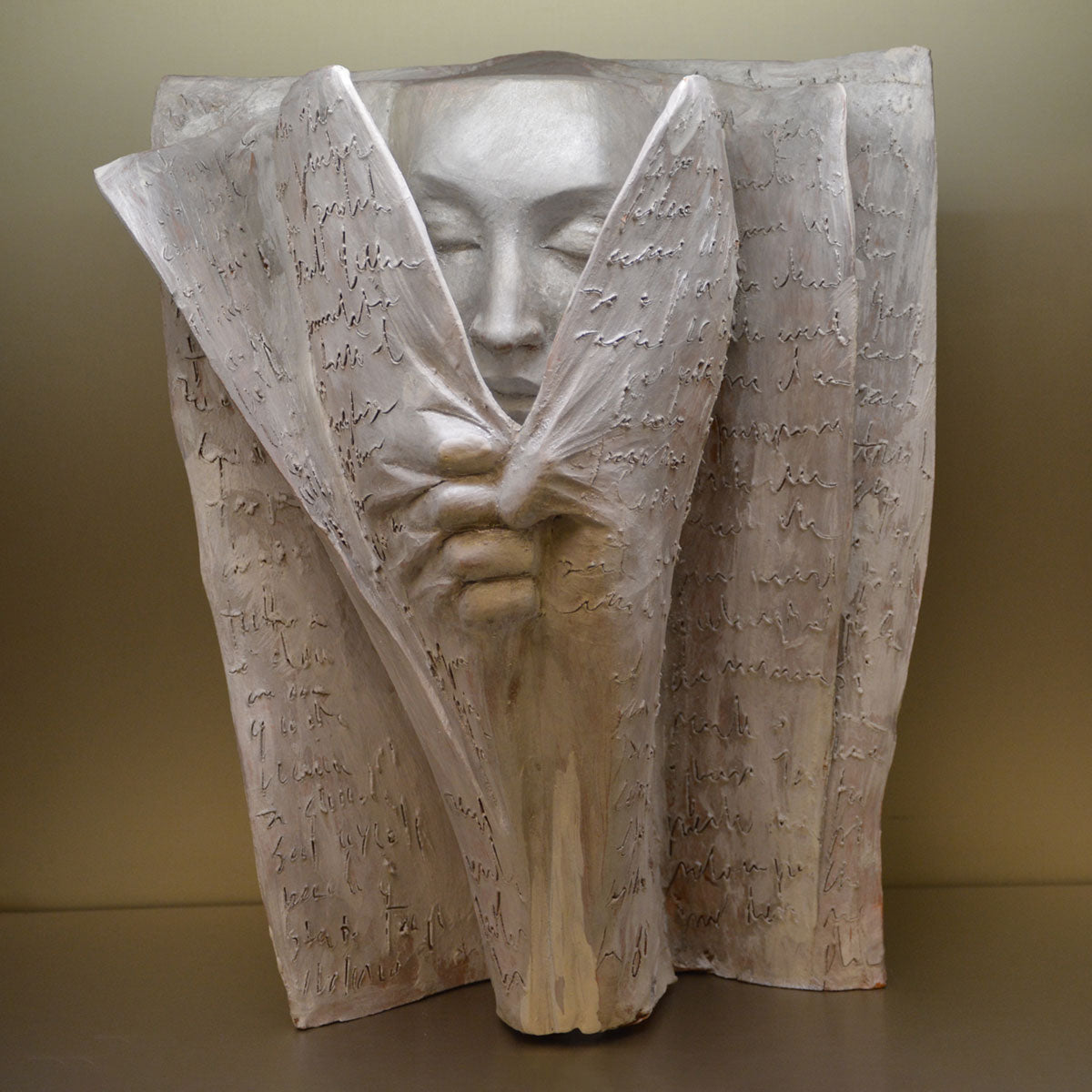 Handmade Terracotta Sculpture - Gritti Paola Inspired Art Piece for Home Decor & Garden Accent