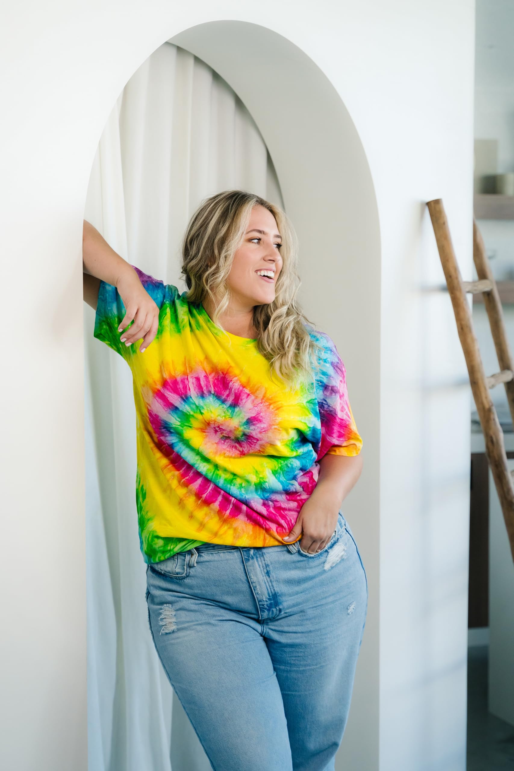 Vibrant Colortone Tie Dye T-Shirts for Men & Women | Soft Unisex Short Sleeve Cotton Tees | Perfect for Summer Festivals, Beach Outings & Casual Wear