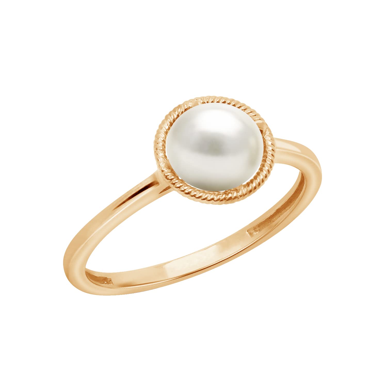10K Gold March Birthstone Ring with Imported Crystal - Amazon Essentials (Previously Amazon Collection) - Perfect for Birthdays, Anniversaries & Special Occasions