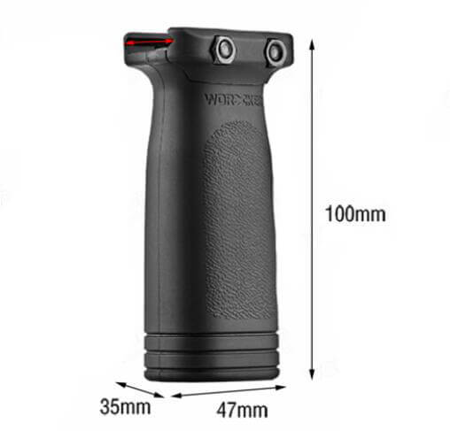 Worker Toy Blaster Foregrip - Tactical Nerf Gun Accessory for Enhanced Grip & Performance | Perfect for Nerf Battles, Cosplay & LARP Games