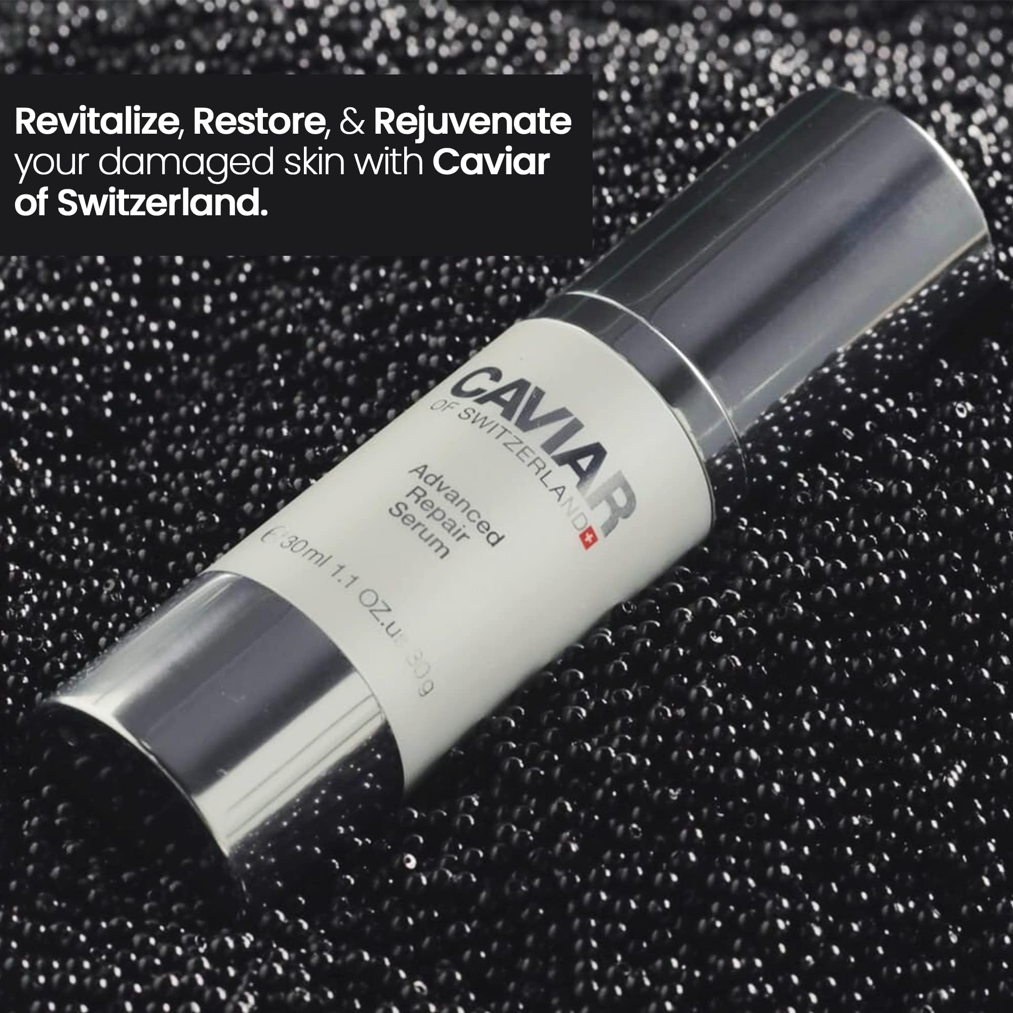 Premium Caviar Hydrating Face Serum - Anti-Aging & Firming Treatment with Vitamin E | Reduces Wrinkles, Fine Lines & Dryness for Youthful Glow (30ml) | Perfect for Night Routine & Daily Skincare Regimen