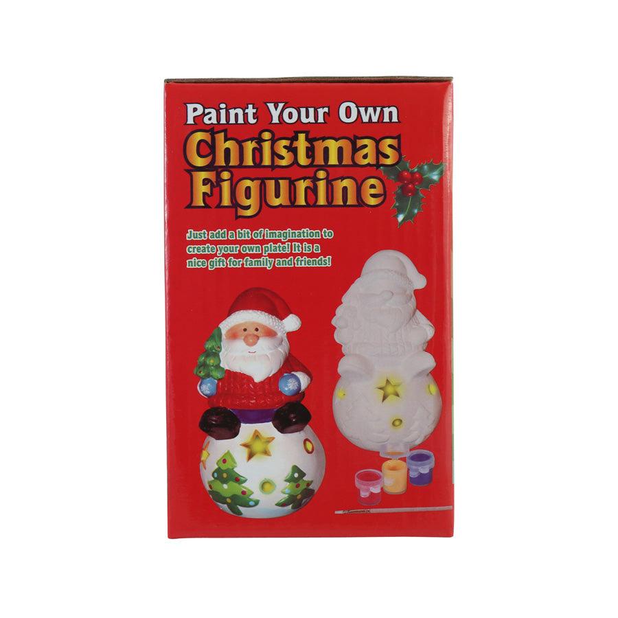 You & I Santa Paint Decoration with LED Lights (200g) - Perfect for Christmas Tree Ornaments, Holiday Home Decor, and Festive Party Supplies