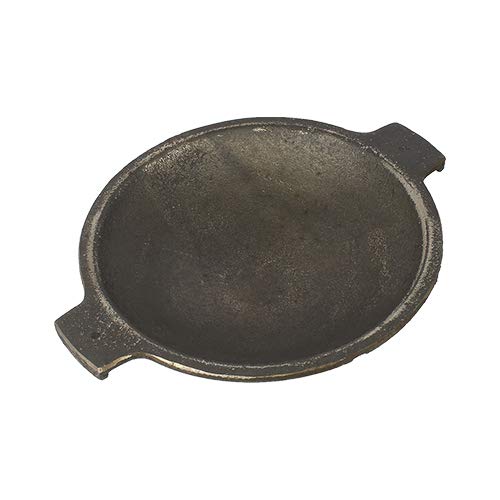 Pre-Seasoned Cast Iron Breakfast Cookware Set - 9-Hole Paniyaram Pan & 23cm Appam Pan for Perfect South Indian Dishes | Ideal for Making Paniyaram, Paddu, Appam at Home | Durable & Non-Stick Black Cast Iron
