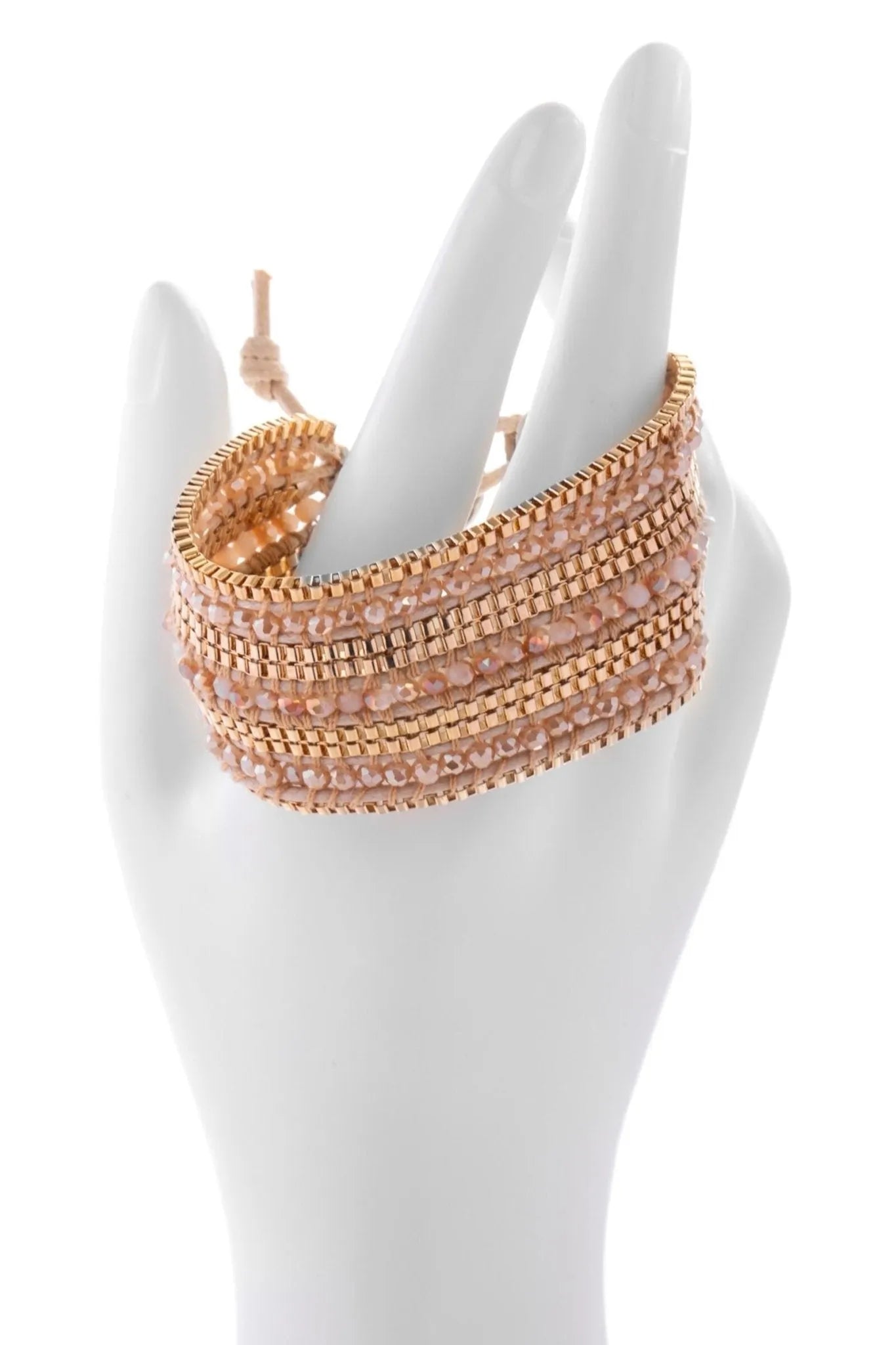 Stacked Beaded Bracelet for Women - Trendy Layered Boho Bracelets Set - Handmade Adjustable Beaded Jewelry for Everyday Wear, Gift Giving & Boho Fashion Accessories