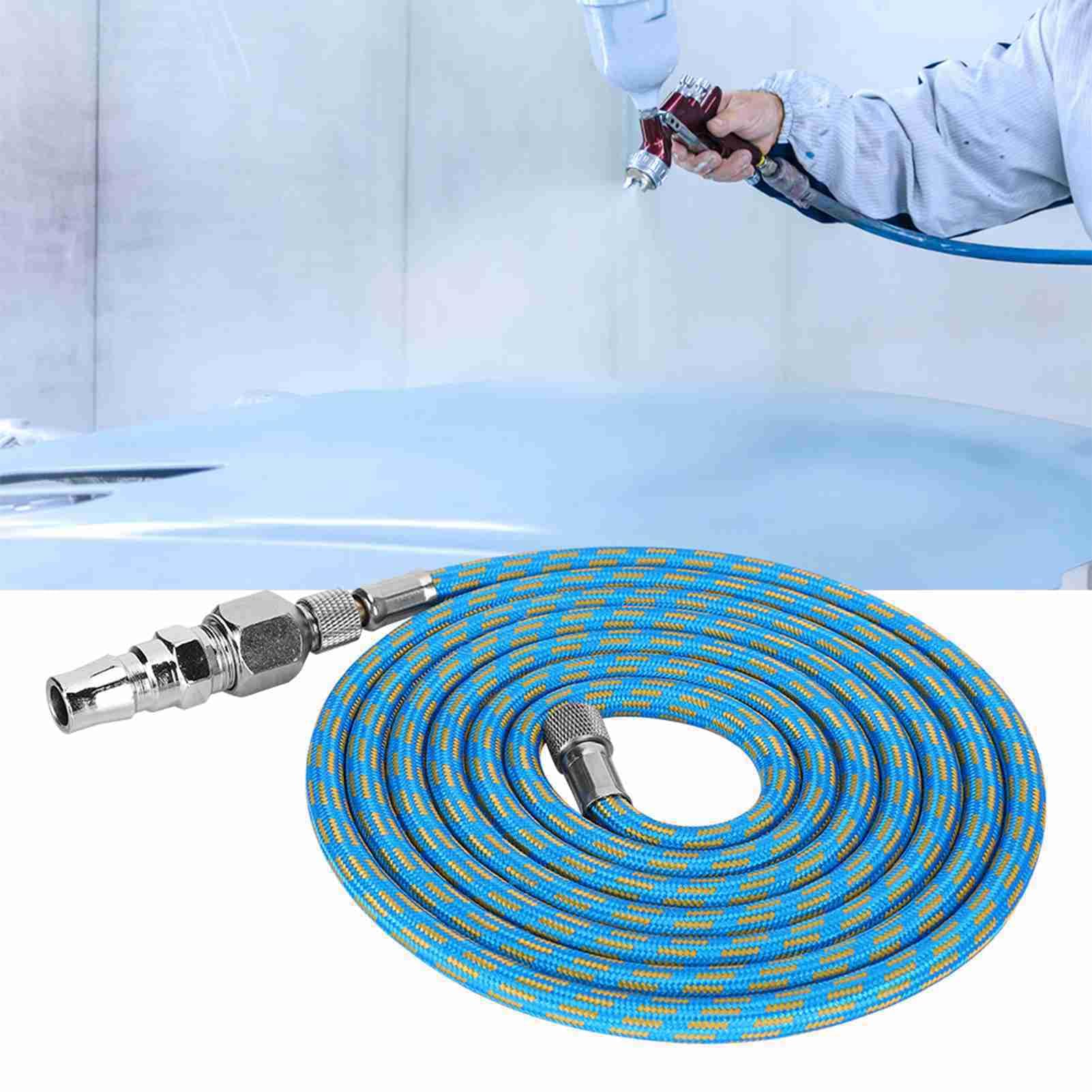 Premium Nylon Braided Airbrush Hose Adapter Kit - 1/8