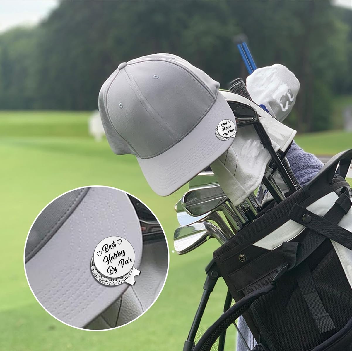 Funny Golf Ball Markers with Hat Clip - Best Golf Accessories for Men, Unique Birthday & Retirement Gifts for Dad, Husband, Grandpa - Perfect for Golf Courses, Tournaments & Practice Sessions