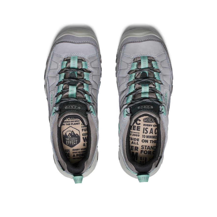 Women's Targhee IV Waterproof Hiking Shoes - Alloy/Granite Green | Lightweight Trail Running & Outdoor Adventure Footwear for Hiking, Camping & Backpacking
