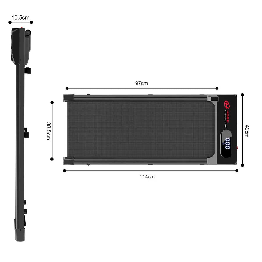 S1 Treadmill - 6KM/H Speed, Compact Home Fitness Equipment for Walking & Jogging | Perfect for Small Spaces, Home Gym & Apartment Workouts