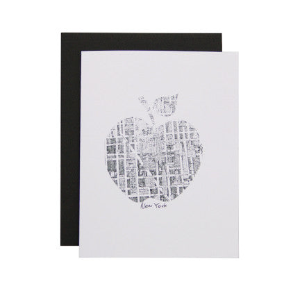 NYC Apple Map Card - New York City Travel Guide & Souvenir - Perfect for Tourists, Collectors & Apple Fans | Use for Navigation, Gifts & Home Decor