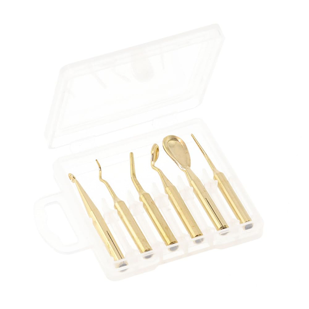 6PCS Wax Tips for Electric Waxing Carver Knife Machine - Professional Wax Carving Tools for Jewelry Making, Nail Art & DIY Crafts