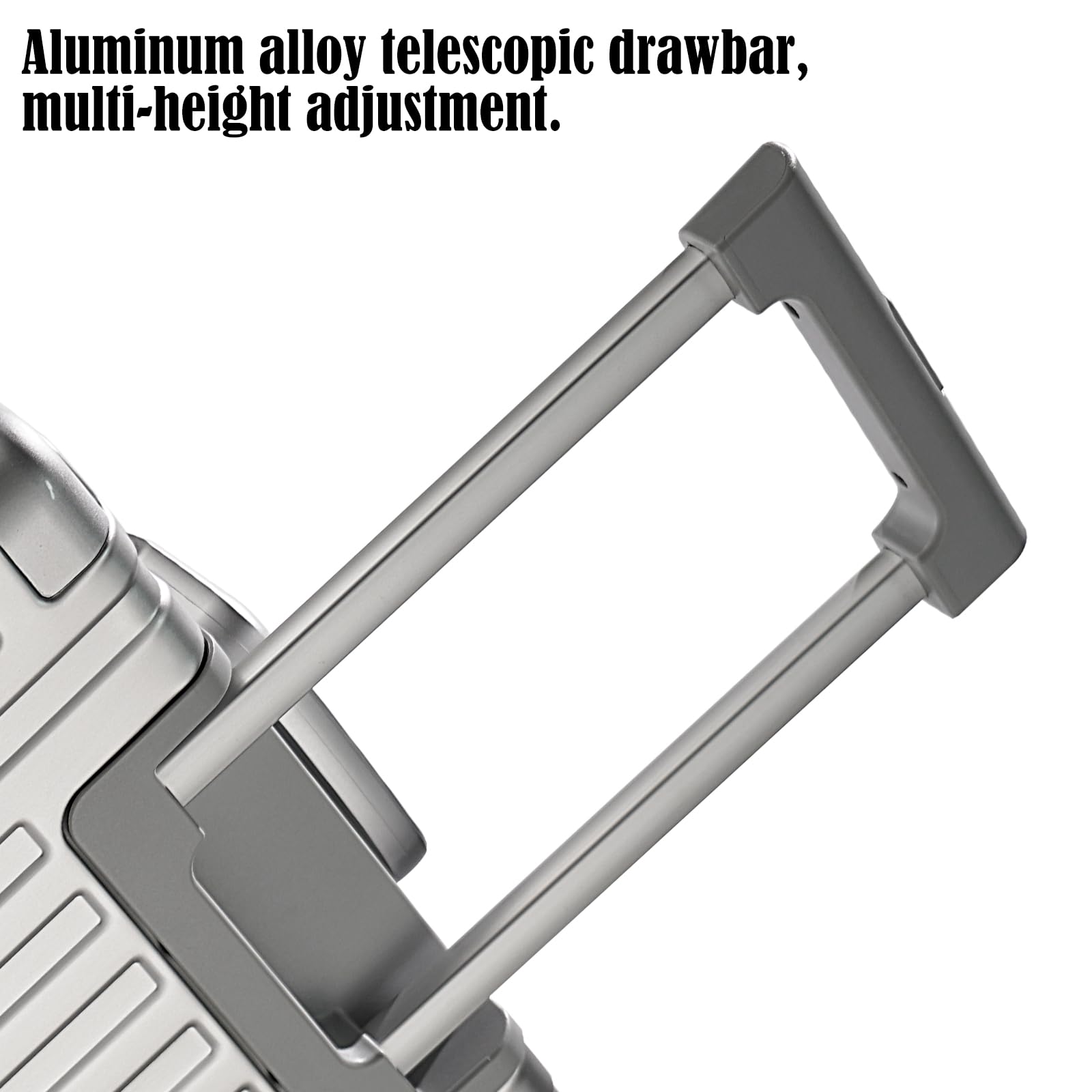 20 Inch Aluminum Carry On Luggage - Lightweight Silver Hardshell Suitcase with Spinner Wheels, TSA Lock | Perfect for Air Travel, Business Trips & Weekend Getaways