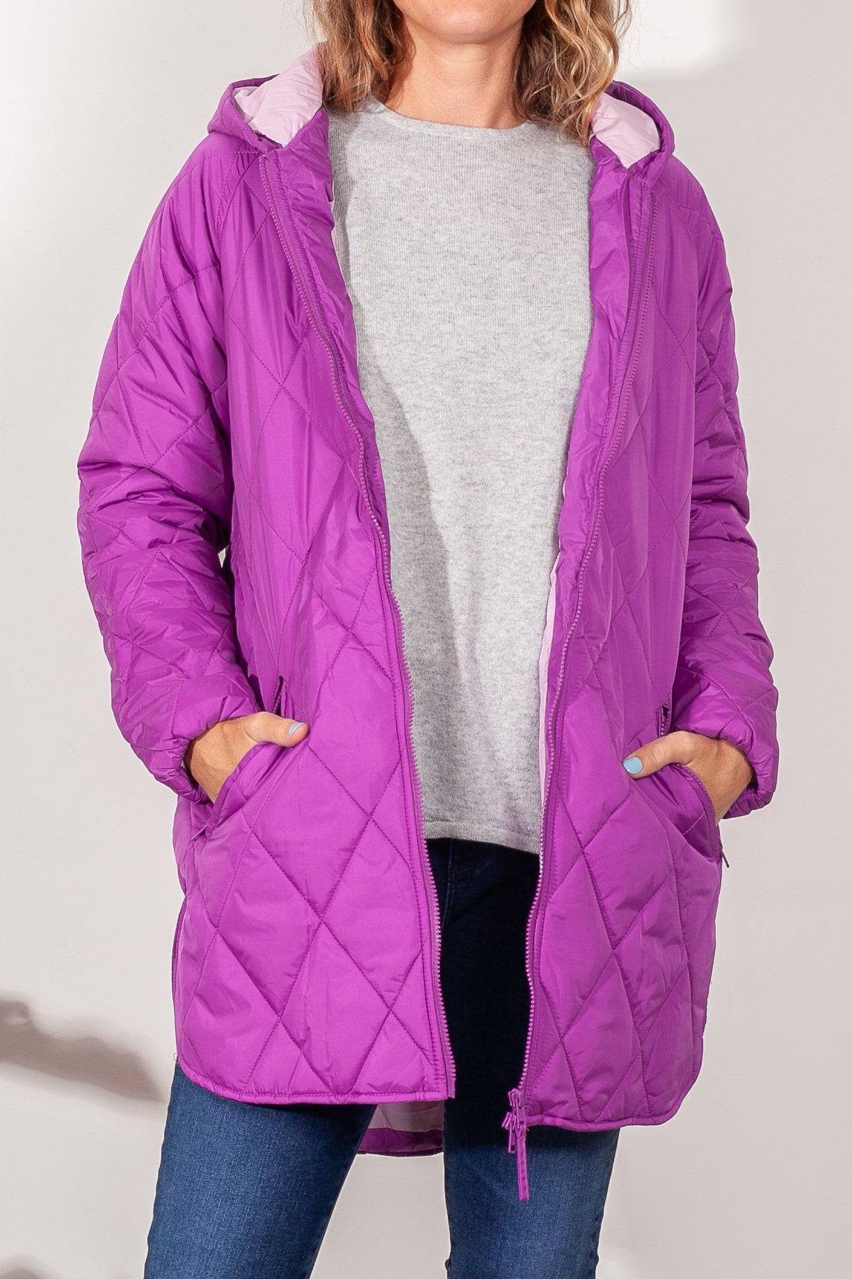 Bande Studio Queenie Quilted Parker Jacket - Women's Lightweight Water-Resistant Coat for Fall & Winter | Perfect for Outdoor Activities, Commuting, and Casual Wear