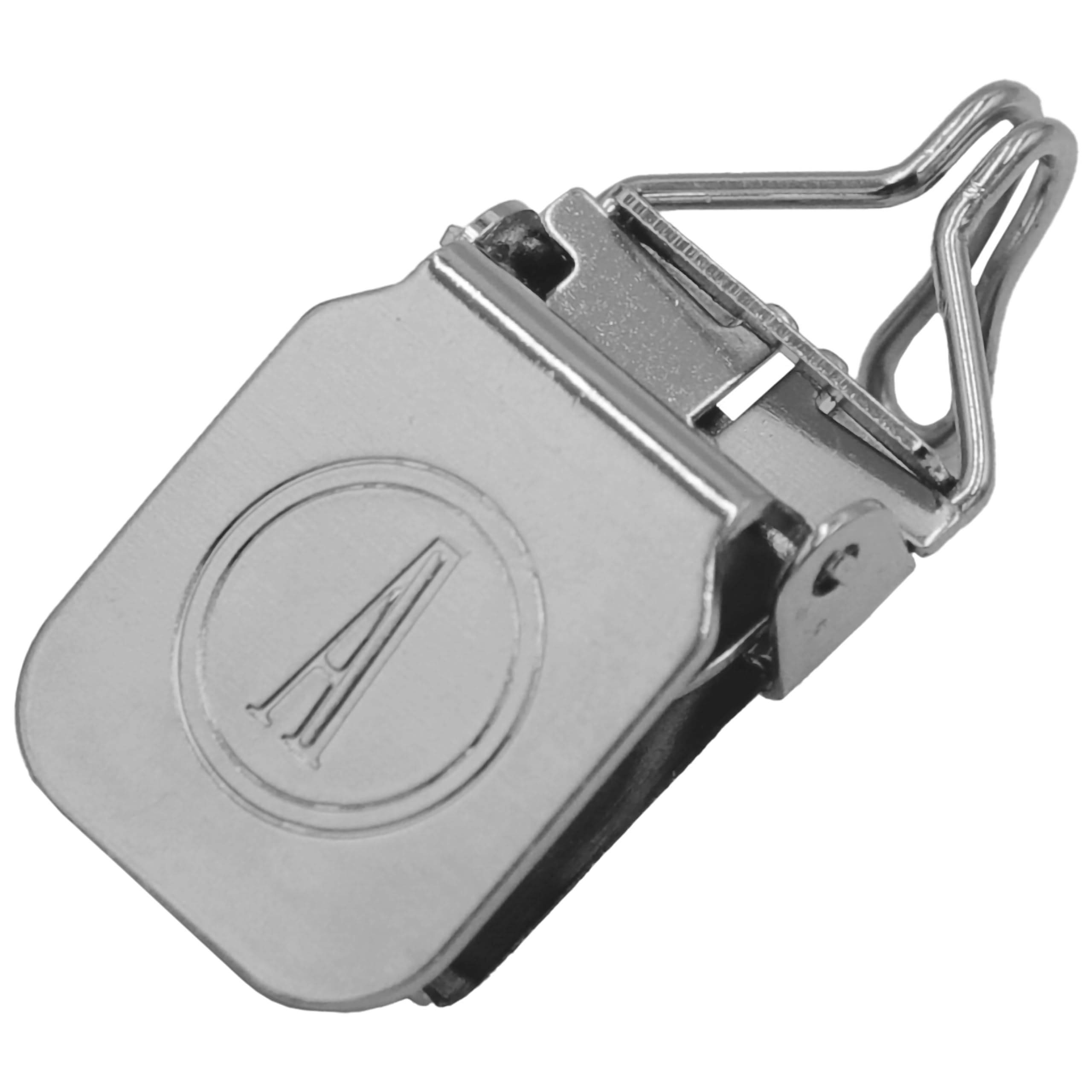 Durable Alligator Rug Clips for Hanging Rugs, Shawls, Leather Hides & Quilts - Silver J Hook Clamps (50 Pack) Fits 3/8