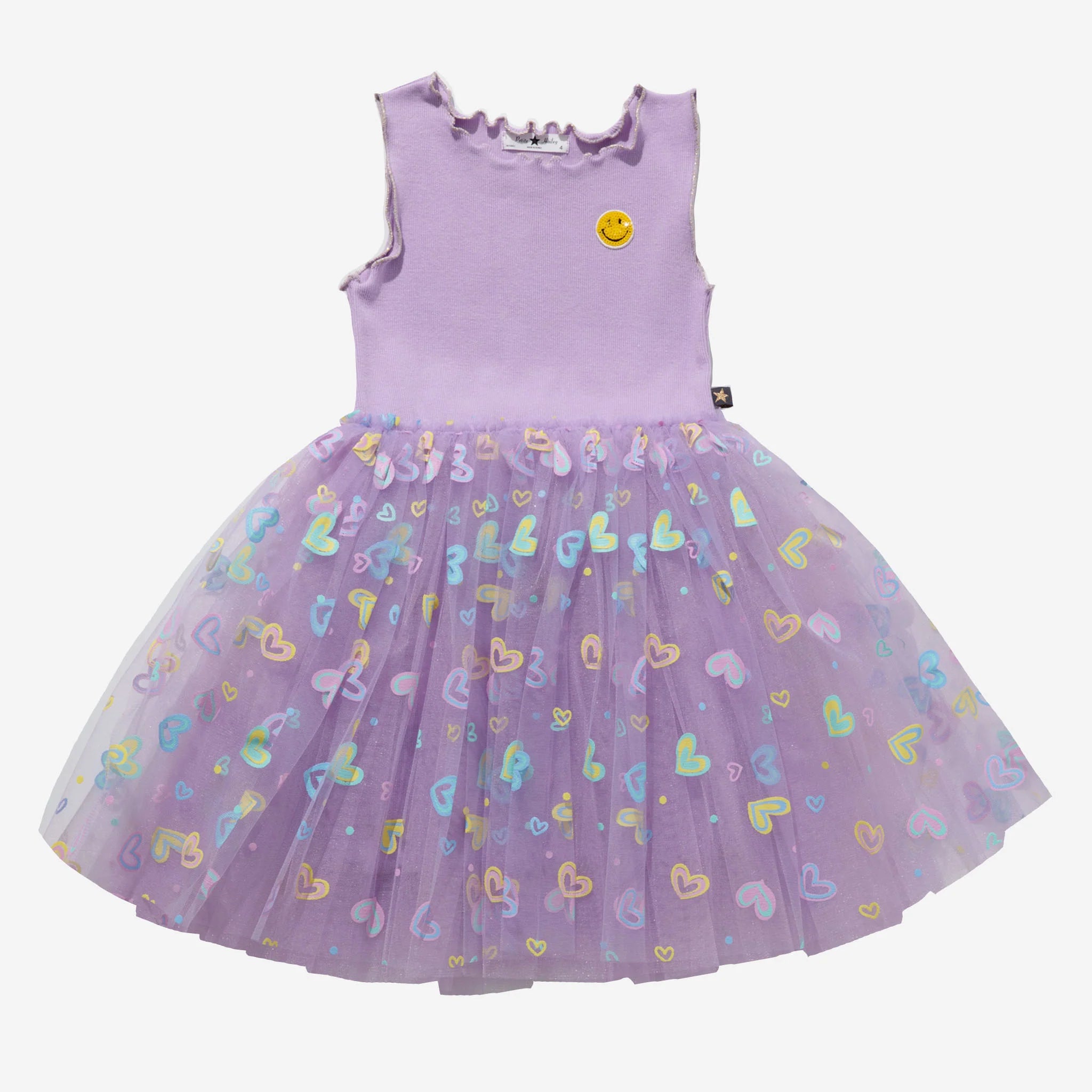 Petite Hailey Elsie Heart Tutu Dress in Purple | Elegant Party Dress for Women | Perfect for Weddings, Prom, and Special Occasions