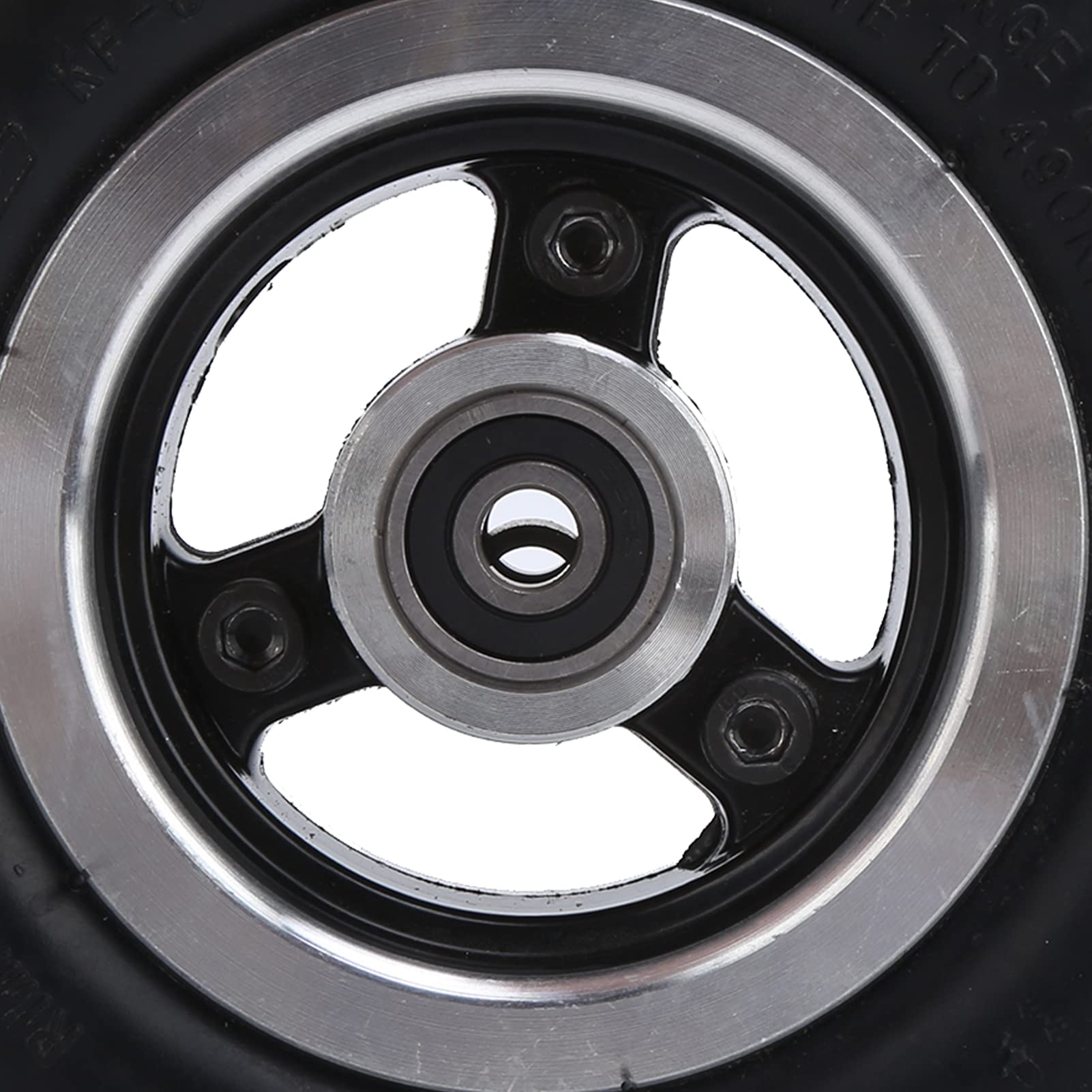**6 Inch Electric Scooter Tires - Solid Rubber Replacement Wheels with Alloy Rim Set | Durable & Smooth Ride for Commuting, Leisure & Urban Travel**
