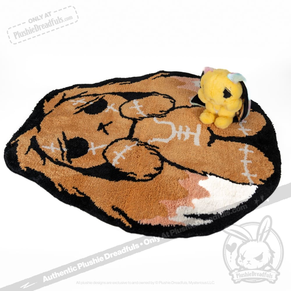 Soft Plush Anxiety Relief Rabbit Rug - Cozy Comfort for Stress & Relaxation - Perfect for Bedroom, Nursery, or Meditation Space