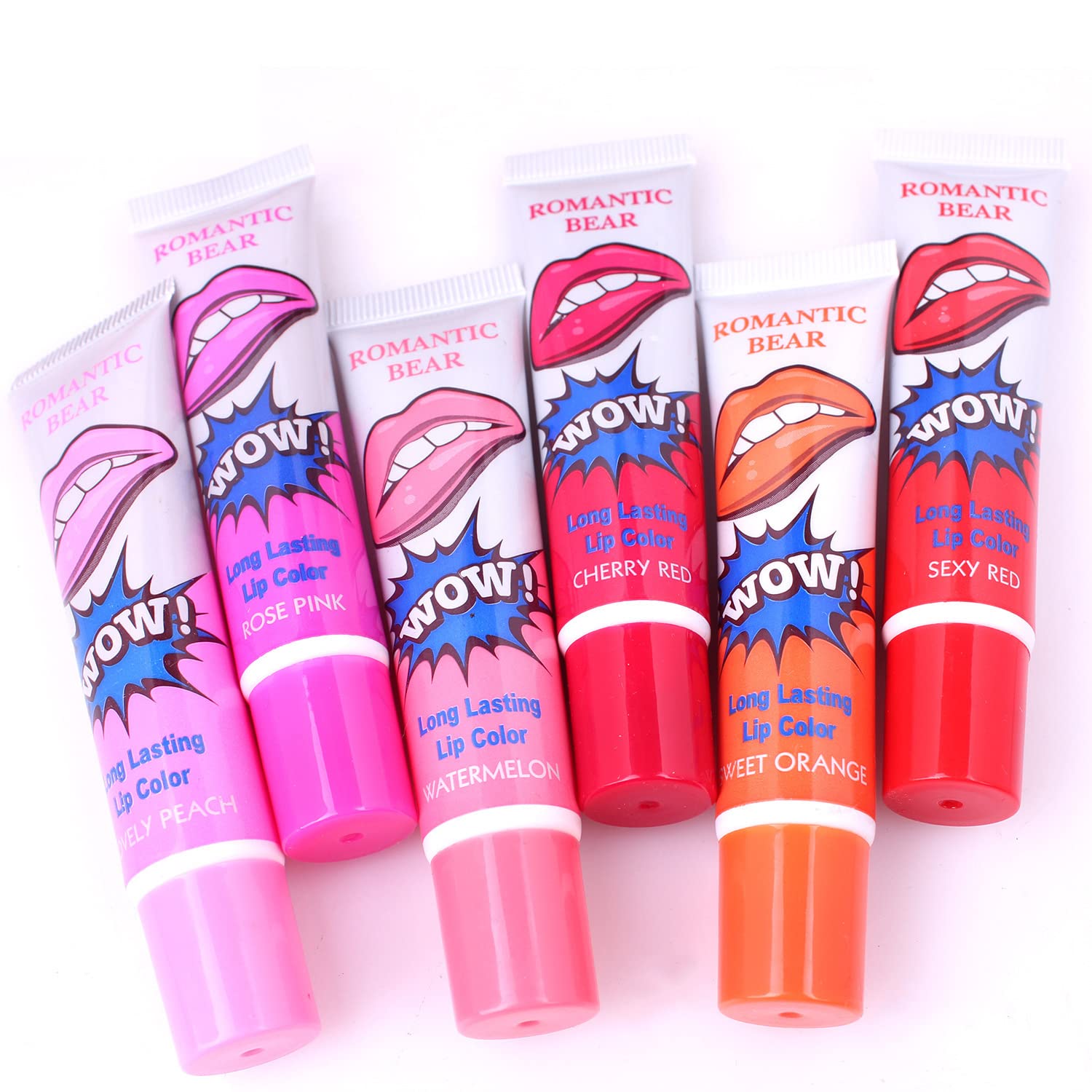 MYN BEAUTY 6 Colors Peel Off Lip Stain Set - Long Lasting Waterproof Lip Tint, Lip Mask & Tattoo Lipstick for Women & Girls | Perfect for Parties, Date Night & Daily Makeup Looks