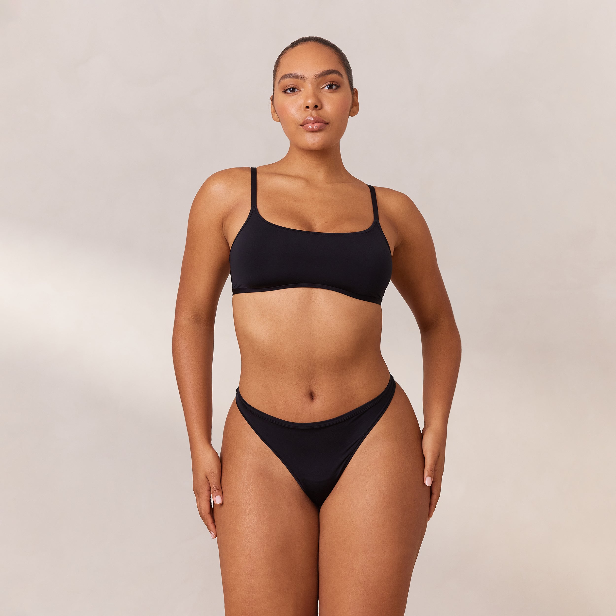 Barely There Bralette - Comfortable Wireless Bra in Black | Perfect for Yoga, Lounge & Everyday Wear