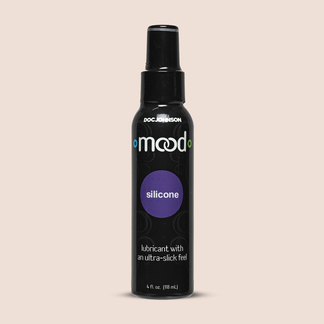 Premium Mood™ Silicone Personal Lubricant - 4 oz | Long-Lasting, Hypoallergenic, Waterproof for Enhanced Intimacy & Sensual Massage