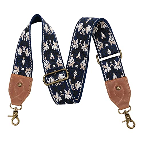 L#-vintage Blue and Black Jacquard
