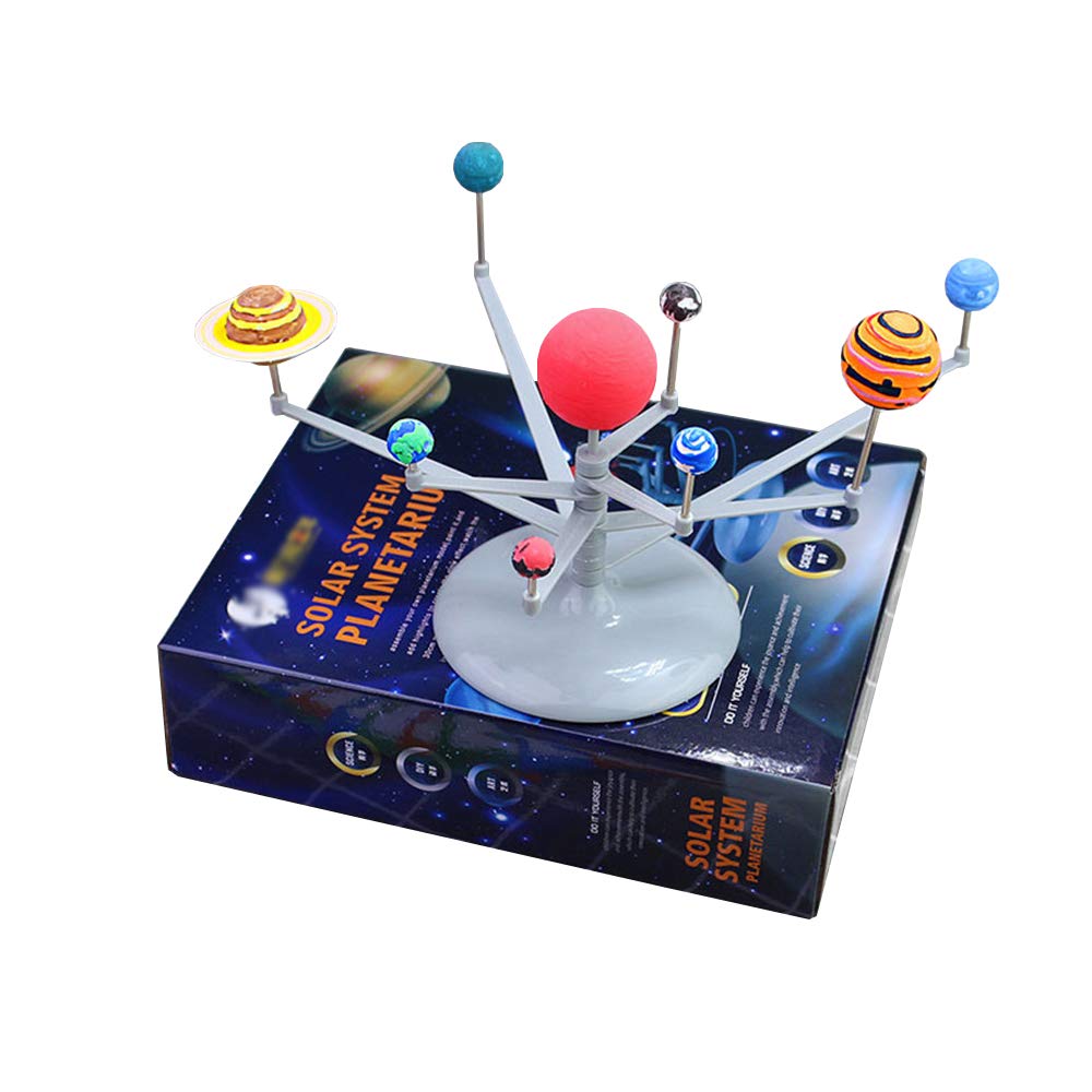 JDH Solar System Model Kit - DIY Nine Planets Planetarium for Kids, Astronomy Science Educational Toy, Hands-On STEM Project for Early Learning | Perfect for Classroom, Homeschool & Science Fair Projects