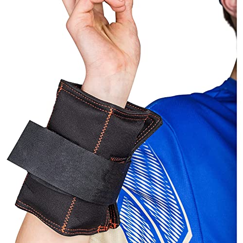2 Pack Adjustable Wrist & Ankle Weights Set - 10lb for Strength Training, Fitness, Running & Home Workouts - Perfect for Men & Women