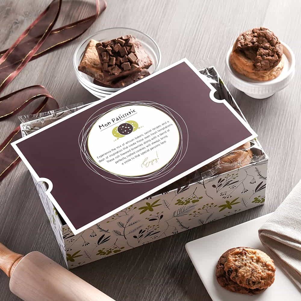 Premium Gourmet Cookie & Brownie Gift Basket - Individually Wrapped Deluxe Bakery Box | Sympathy, Get Well, Thank You Present | Perfect for Corporate Gifts, Hospital Care Packages & Special Occasions