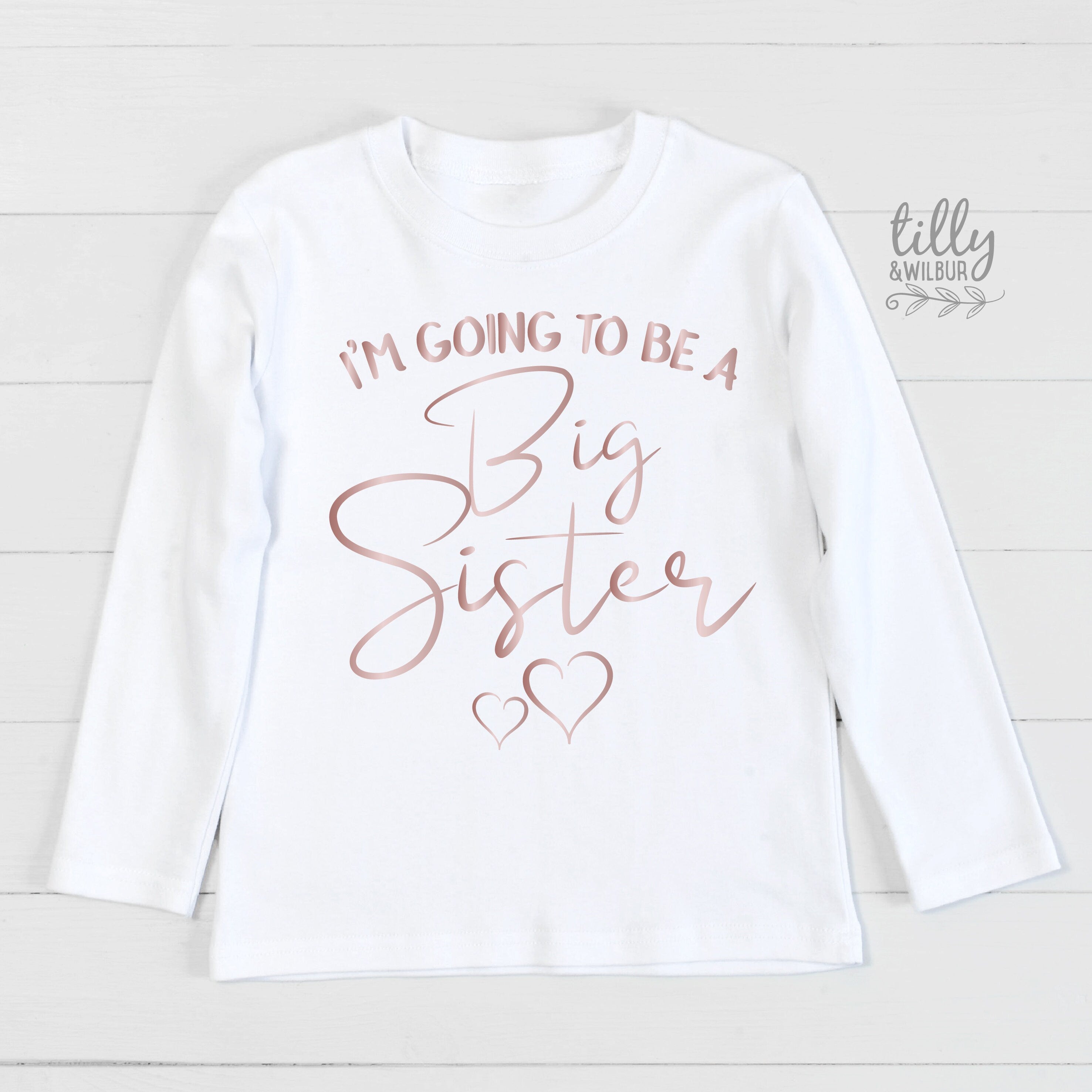Big Sister T-Shirt - Comfortable Cotton Tee for Women - Perfect for Siblings, Family Events & Casual Wear