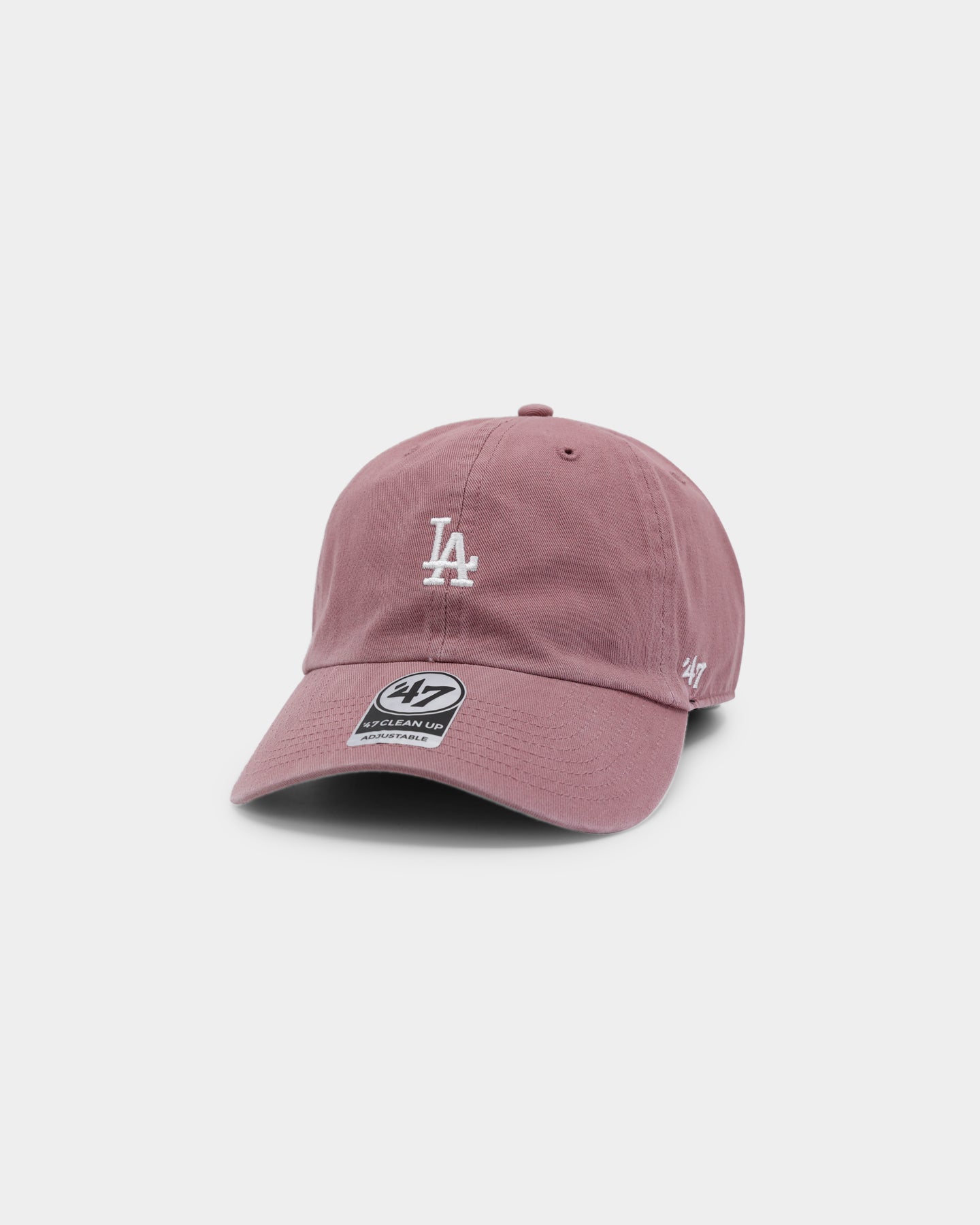 47 Brand Los Angeles Dodgers Baseball Cap - Adjustable Strapback Snapback Hat in Mauve for Men & Women | Perfect for Game Day, Sports Events & Casual Wear